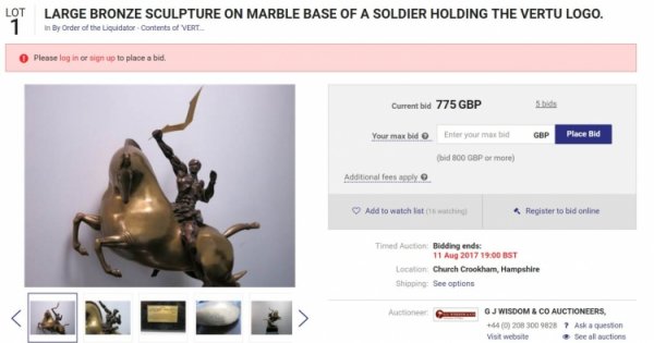 Разорившаяся Vertu распродаёт свои премиум-телефоны - «Новости сети»