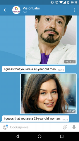 В России разработали Telegram-бот, который определяет пол и возраст пользователей  - «Интернет и связь»