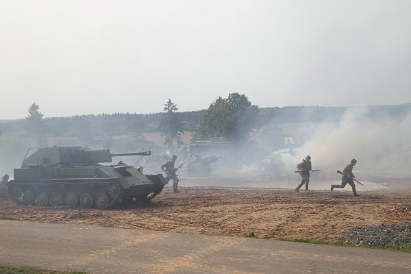 Единственная в Беларуси Су-76 и бой с элитой СС: как отметили "День танкиста" на "Линии Сталина" | - «Интернет и связь» Единственная в Беларуси Су-76 и бой с элитой СС: как отметили "День танкиста" на "Линии Сталина" | - «Интернет и связь»