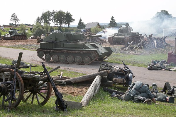 Единственная в Беларуси Су-76 и бой с элитой СС: как отметили "День танкиста" на "Линии Сталина" | - «Интернет и связь» Единственная в Беларуси Су-76 и бой с элитой СС: как отметили "День танкиста" на "Линии Сталина" | - «Интернет и связь»