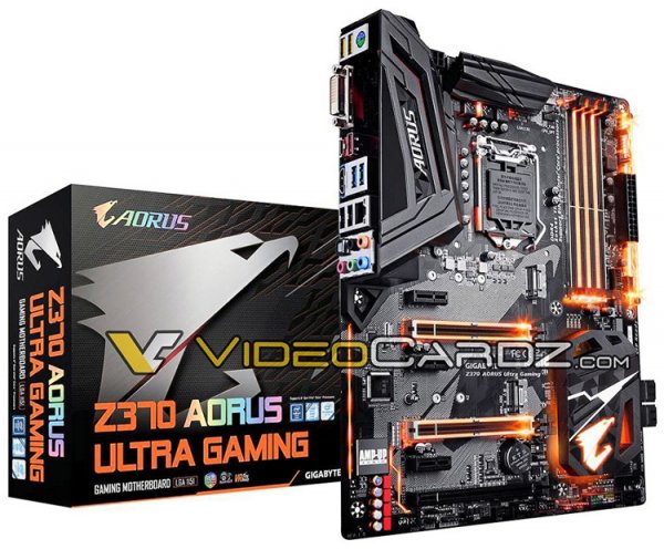 Фото и характеристики трио ярких плат Gigabyte Aorus Z370 - «Новости сети»