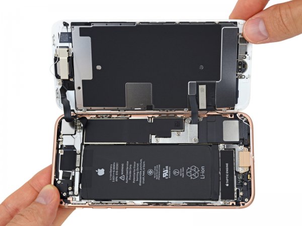 Инженеры iFixit показали, как устроен iPhone 8 внутри - «Новости сети»