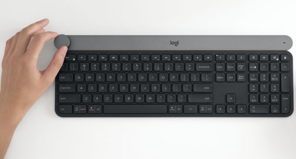 Клавиатура Logitech CRAFT получила уникальный поворотный переключатель «Корона» - «Новости сети»