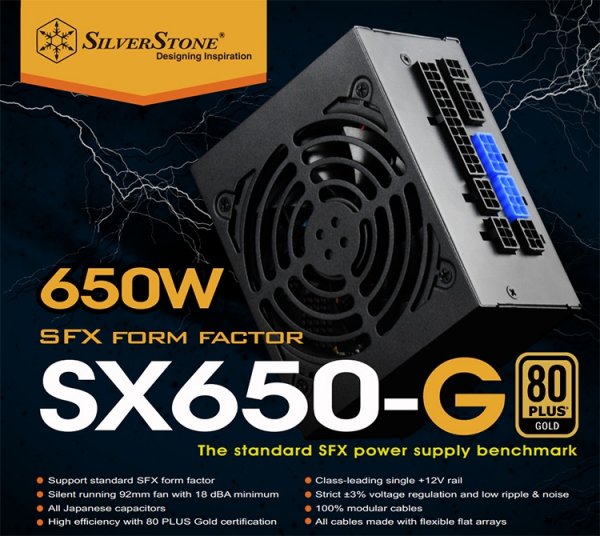 Модульные БП SilverStone SX500-G и SX650-G выполнены в компактных корпусах - «Новости сети»