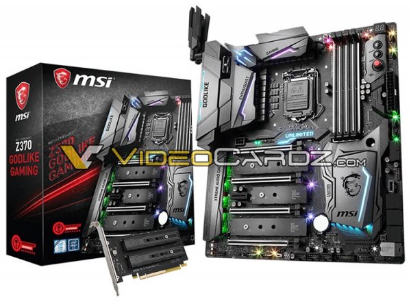 Первые изображения плат MSI Z370 Godlike Gaming и Z370-A Pro - «Новости сети»