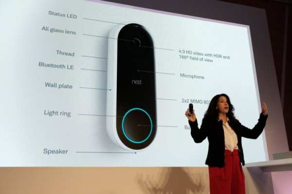 Умный дверной видеозвонок Nest Hello отличит друзей от незнакомцев - «Новости сети»