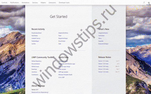 Выпуск UWP Community Toolkit 2.0 - «Windows»