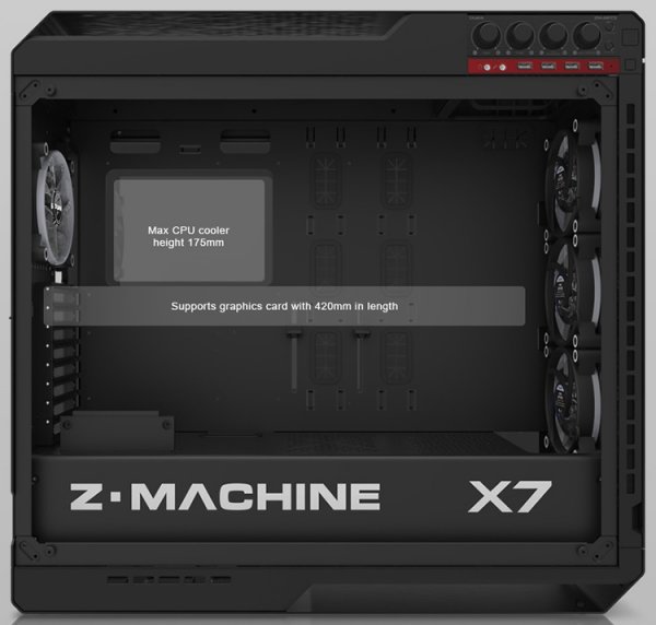 Zalman X7: просторный корпус с «умным» реобасом - «Новости сети»