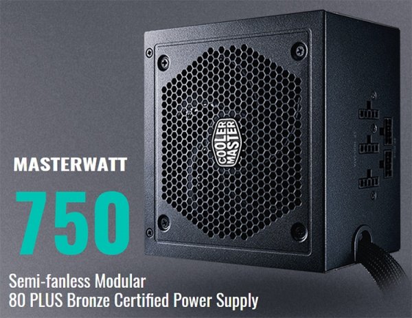 Блоки питания Cooler Master MasterWatt рассчитаны на 450–750 Вт мощности - «Новости сети»