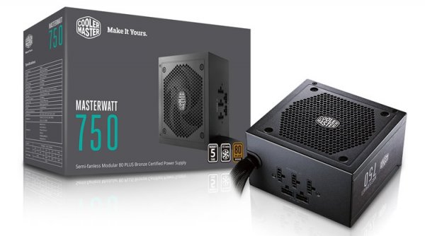 Блоки питания Cooler Master MasterWatt рассчитаны на 450–750 Вт мощности - «Новости сети»