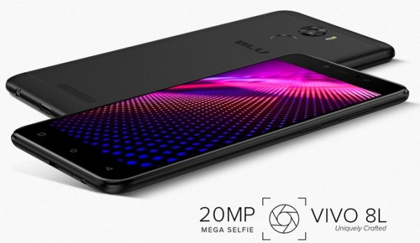 BLU анонсировала смартфон VIVO 8L с 20-Мп камерой для селфи - «Новости сети»