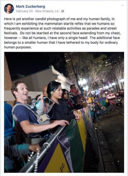 Четыре доказательства, что Марк Цукерберг — не живой человек (и опровержение от него самого) | - «Интернет и связь» Четыре доказательства, что Марк Цукерберг — не живой человек (и опровержение от него самого) | - «Интернет и связь»