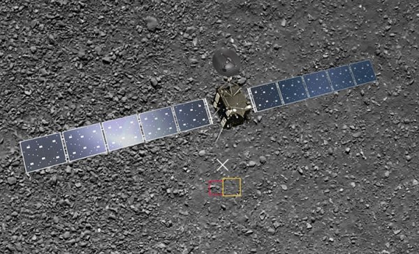 Фото дня: прощальный подарок станции Rosetta - «Новости сети»