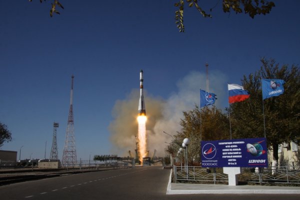 Фото дня: старт ракеты «Союз-2.1а» с грузовым кораблём «Прогресс МС-07» - «Новости сети»