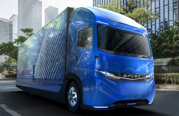Концерн Daimler показал тяжёлый грузовик E-Fuso Vision One на электротяге - «Новости сети»