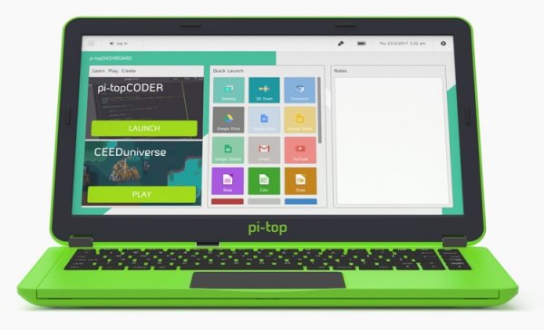 Модульный ноутбук для энтузиастов Pi-Top получил 14" экран Full HD - «Новости сети»
