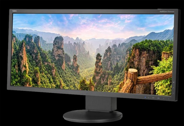 Монитор NEC MultiSync EA295WMi обладает разрешением 2560 x 1080 точек - «Новости сети»