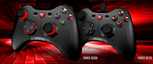 MSI до конца года выпустит игровые контроллеры Force GC30 и Force GC20 - «Новости сети»