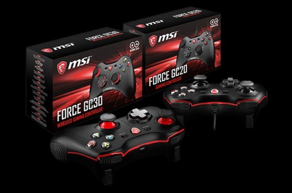 MSI до конца года выпустит игровые контроллеры Force GC30 и Force GC20 - «Новости сети»