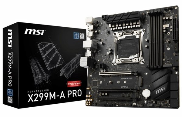 MSI X299M-A Pro: плата формата Micro-ATX для процессоров Intel Kaby Lake-X - «Новости сети»