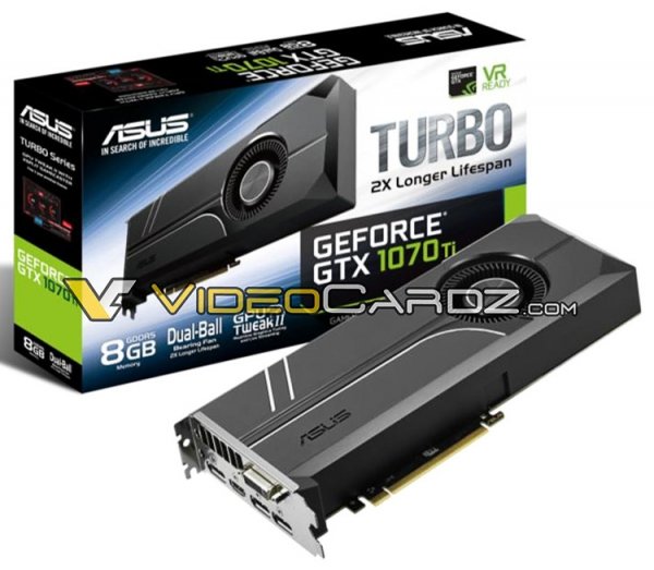 Рассекречены изображения карт ASUS и EVGA GeForce GTX 1070 Ti - «Новости сети»