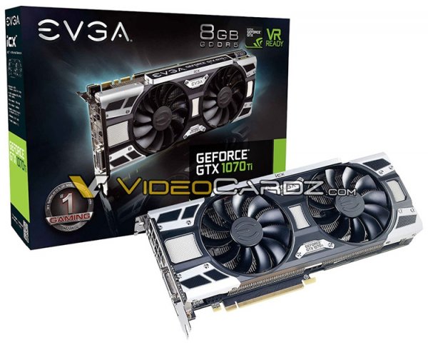 Рассекречены изображения карт ASUS и EVGA GeForce GTX 1070 Ti - «Новости сети»
