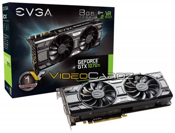 Рассекречены изображения карт ASUS и EVGA GeForce GTX 1070 Ti - «Новости сети»