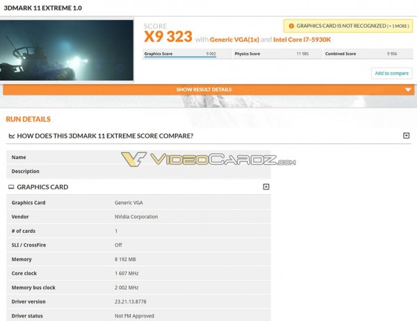 Результаты тестирования GeForce GTX 1070 Ti в 3DMark - «Новости сети»
