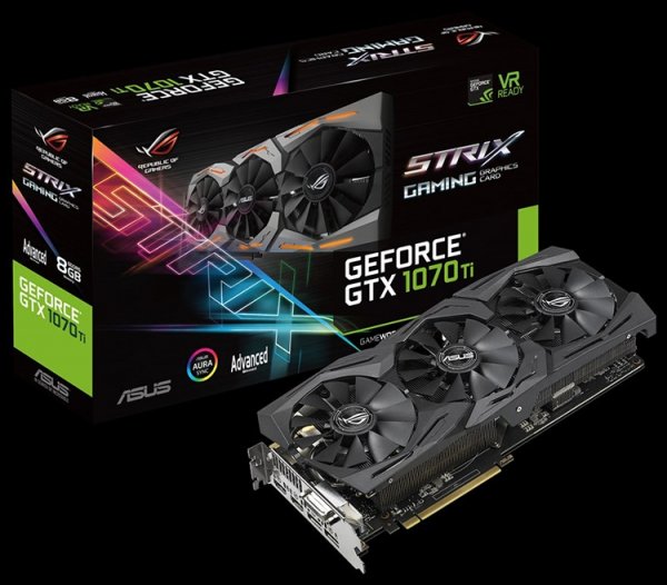 ROG Strix и Turbo: ASUS готова выпустить свои карты GeForce GTX 1070 Ti - «Новости сети»