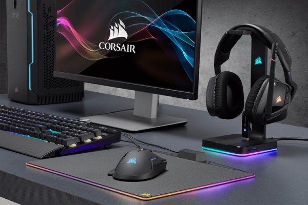 Corsair ST100 RGB: подставка для гарнитуры с многозонной подсветкой - «Новости сети»