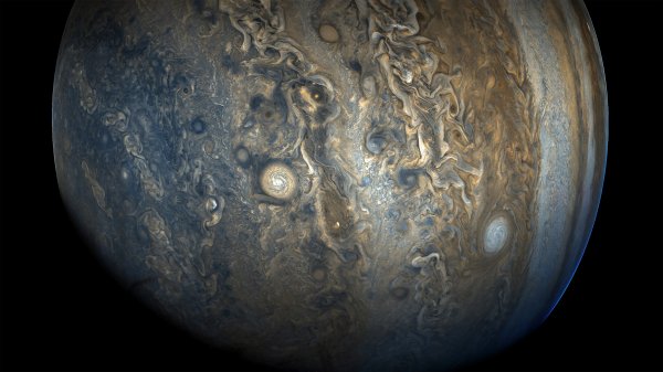 Фото дня: пристальный взгляд на южное полушарие Юпитера - «Новости сети»