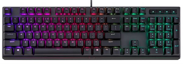 Игровая клавиатура MasterKeys MK750 получила подсветку и съёмный USB-кабель - «Новости сети»