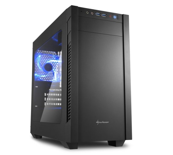 Корпус Sharkoon S1000 представлен в версиях с окном и без - «Новости сети»