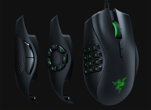 Мышь Razer Naga Trinity получила три сменные панели с разным набором кнопок - «Новости сети»