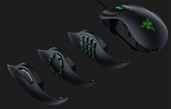 Мышь Razer Naga Trinity получила три сменные панели с разным набором кнопок - «Новости сети»