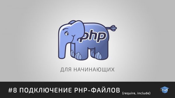 PHP для начинающих | #8 Подключение PHP-файлов (require, include)  - «Видео уроки - CSS»