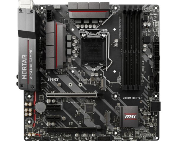 Плата MSI Z370M Mortar позволяет создать компактный ПК на базе Intel Coffee Lake - «Новости сети»