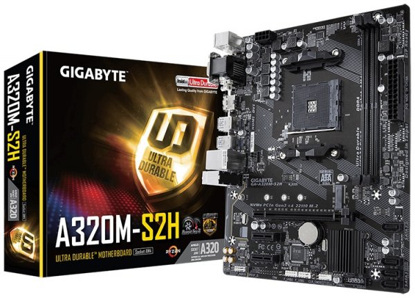 Бюджетная плата Gigabyte GA-A320M-S2H поддерживает старшие Ryzen - «Новости сети»