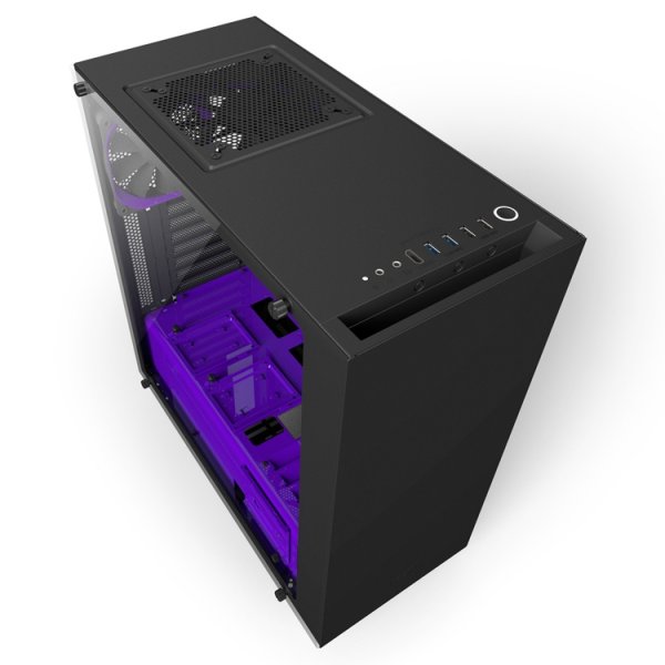 Корпус NZXT S340 Elite Limited Purple Edition выполнен в оригинальном цвете - «Новости сети»