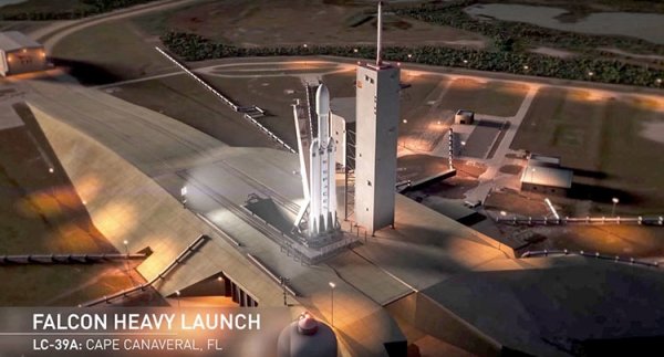 Первая ракета Falcon Heavy от SpaceX отправит на Марс электрокар Tesla Roadster - «Новости сети»