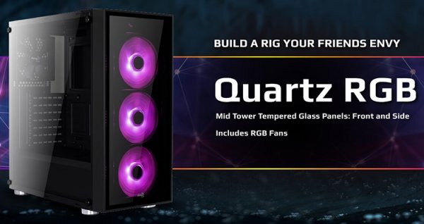 Стартовали мировые продажи корпусов AeroCool Quartz RGB, Red и Blue - «Новости сети»