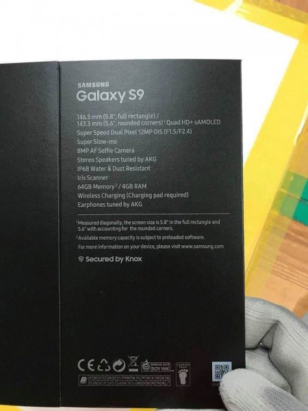 Galaxy S9 получит "сверхбыструю" и продвинутую камеру: опубликовано фото упаковки гаджета - «Интернет и связь»