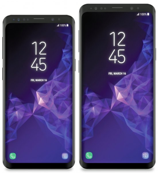 Именно так будут выглядеть Samsung Galaxy S9 и Galaxy S9+ - «Интернет и связь»