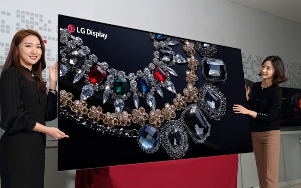 LG покажет первый в мире 88-дюймовый OLED-дисплей разрешением в 8K - «Интернет и связь»