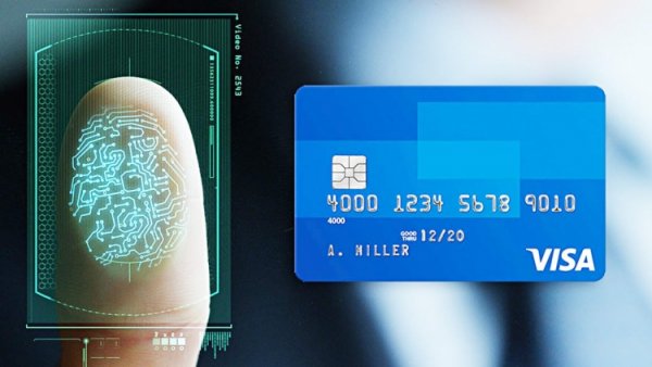 Visa подготовила банковские карты со встроенным дактилоскопическим сканером - «Новости сети»