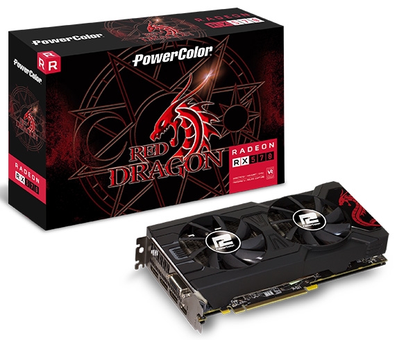 Новая версия PowerColor Red Dragon RX 570 оснащена 8 Гбайт памяти - «Новости сети»