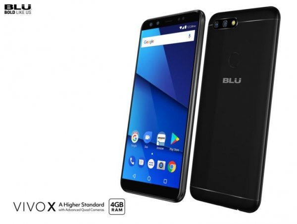 Анонсирован 6-дюймовый смартфон Blu Vivo X с четырьмя камерами - «Новости сети»