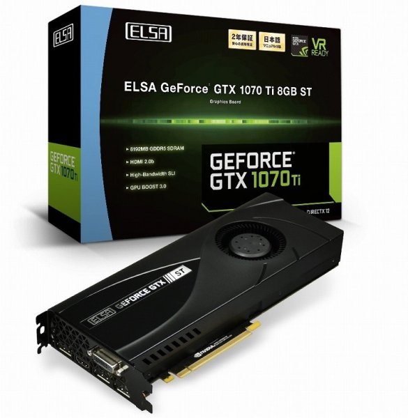 Дебютировал ускоритель ELSA GeForce GTX 1070 Ti 8GB ST - «Новости сети»