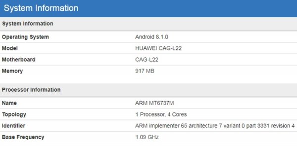 Huawei выпустит смартфон начального уровня Y3 (2018) - «Новости сети»