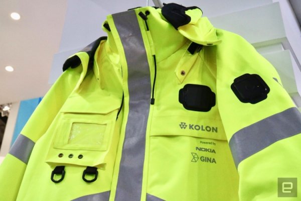MWC 2018: концепт смарт-куртки с подключаемыми модулями от Nokia и Kolon - «Новости сети»